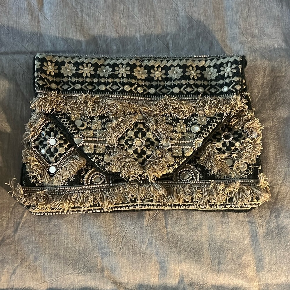 NWOT Antik Batik clutch/shoulder bag